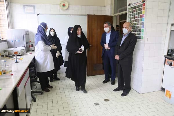 بازدید دکتر صالحی عمران از کارگاه های تولید ماسک دانشکده فنی و حر فه ای دکتر شریعتی با حضور واحد مرکزی خبر 8