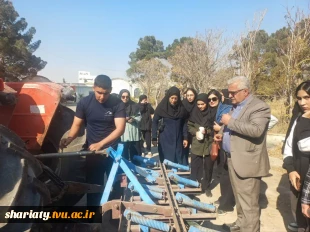بازدید از کارگاه ادوات کشاورزی و مزرعه ذرت دانشکده کشاورزی شهریار 8