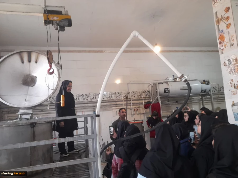 بازید انجمن علمی گروه کشاورزی دانشکده دخترانه دکتر شریعتی از موسسه آمورش عالی امام خمینی (ره) کرج 2