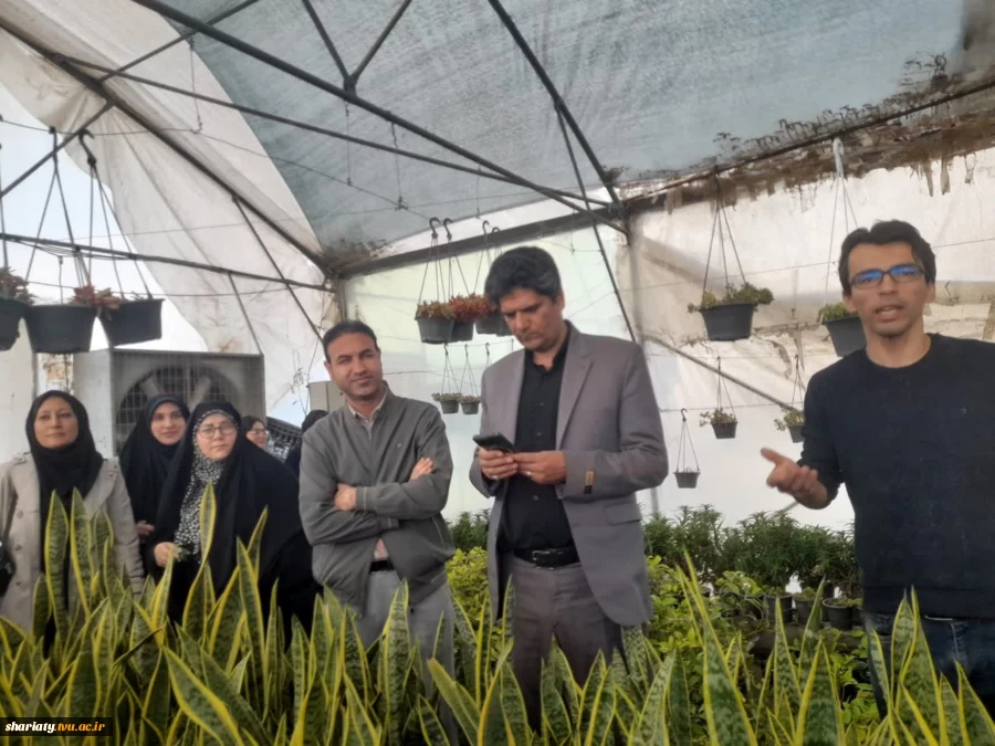 بازید انجمن علمی گروه کشاورزی دانشکده دخترانه دکتر شریعتی از موسسه آمورش عالی امام خمینی (ره) کرج 5