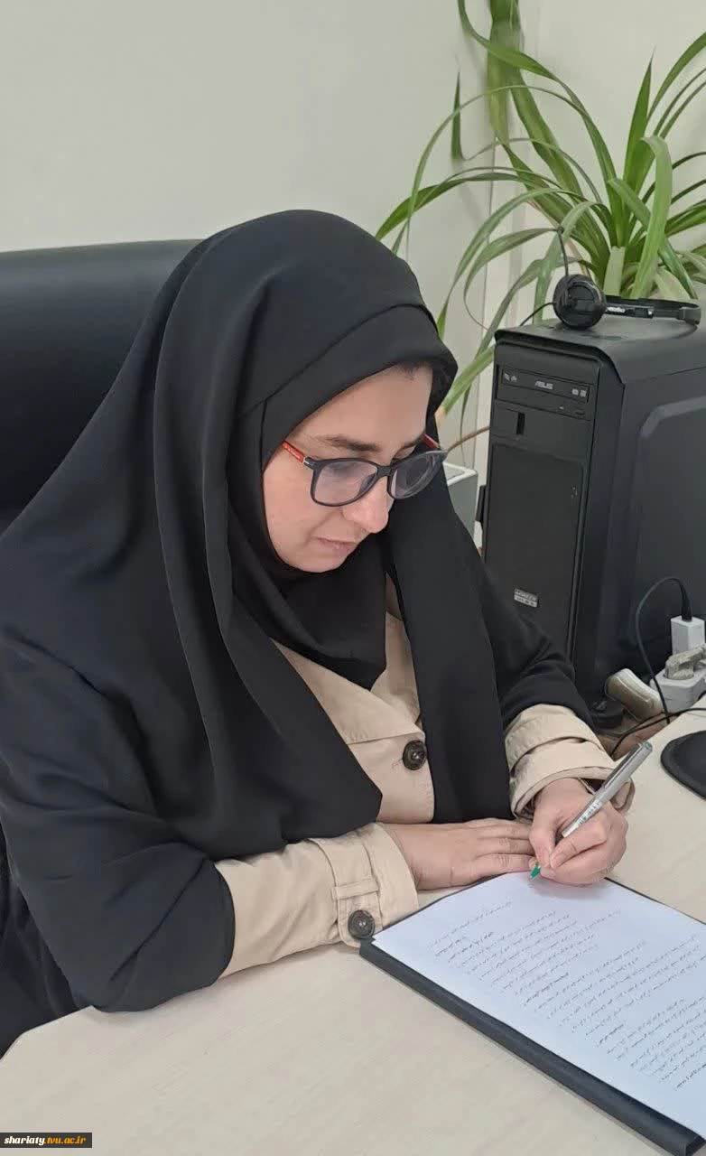 پیام معاون پژوهش و فناوری دانشکده شریعتی به مناسبت هفته ی پژوهش و فناوری 2