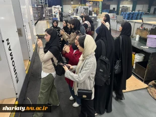 بازدید دانشجویی از چاپخانه افست به مناسبت هفته پژوهش 5