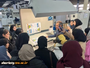 دومین بازدید دانشجویان رشته فتوگرافیک از چاپخانه افست در هفته پژوهش 3
