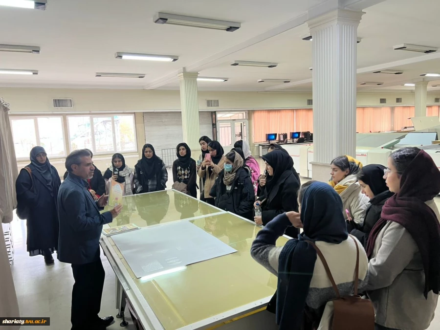 دومین بازدید دانشجویان رشته فتوگرافیک از چاپخانه افست در هفته پژوهش 4