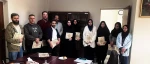 تقدیر از پرسنل معاونت پژوهش دانشکده با حضور معاون اداری مالی دانشکده شریعتی 2