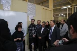 بازدید رئیس کارگروه توسعه مهارت، فناوری‌های کاربردی و نوآوری بریکس از دانشکده ملی‌مهارت دختران دکتر شریعتی 6