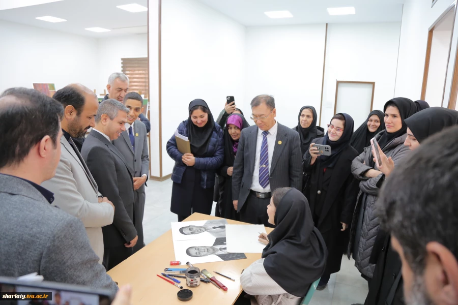 بازدید رئیس کارگروه توسعه مهارت، فناوری‌های کاربردی و نوآوری بریکس از دانشکده ملی‌مهارت دختران دکتر شریعتی 11