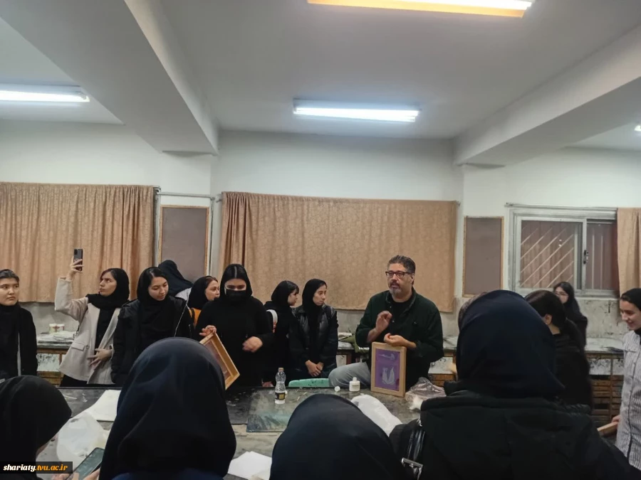 بازدید دانش آموزان هنرستان فنی حرفه ای از دانشکده در هفته پژوهش 2