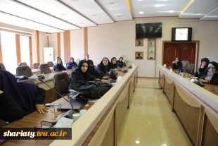 جلسه اعضای هیأت علمی و مدیران گروه‌های آموزشی با حضور دکتر موسویان مدیرکل امور مدرسان و اعضای هیأت علمی دانشگاه ملی مهارت 8