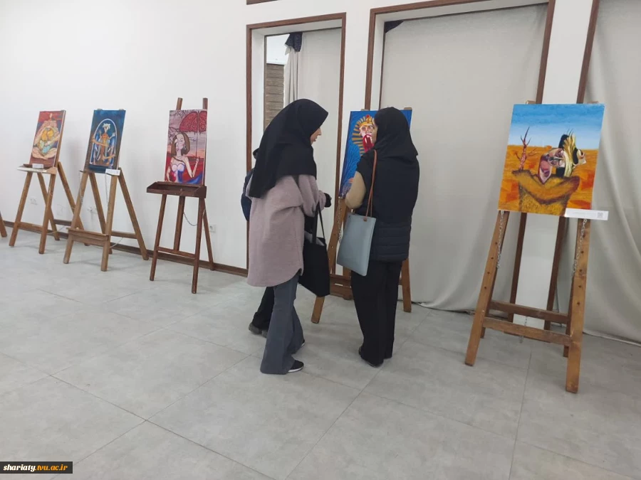 برگزاری نمایشگاه آثار دانشجویان گروه هنر با عنوان آن دیگر 4