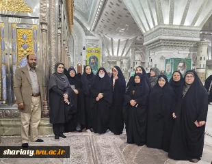 حضور مسئولین و کارکنان دانشکده دکتر شریعتی در آیین تجدید میثاق دانشگاهیان با آرمان‌های رهبر کبیر انقلاب و تجدید بیعت‌ با مقام‌ معظم‌ رهبری (مدظله‌العالی) 5