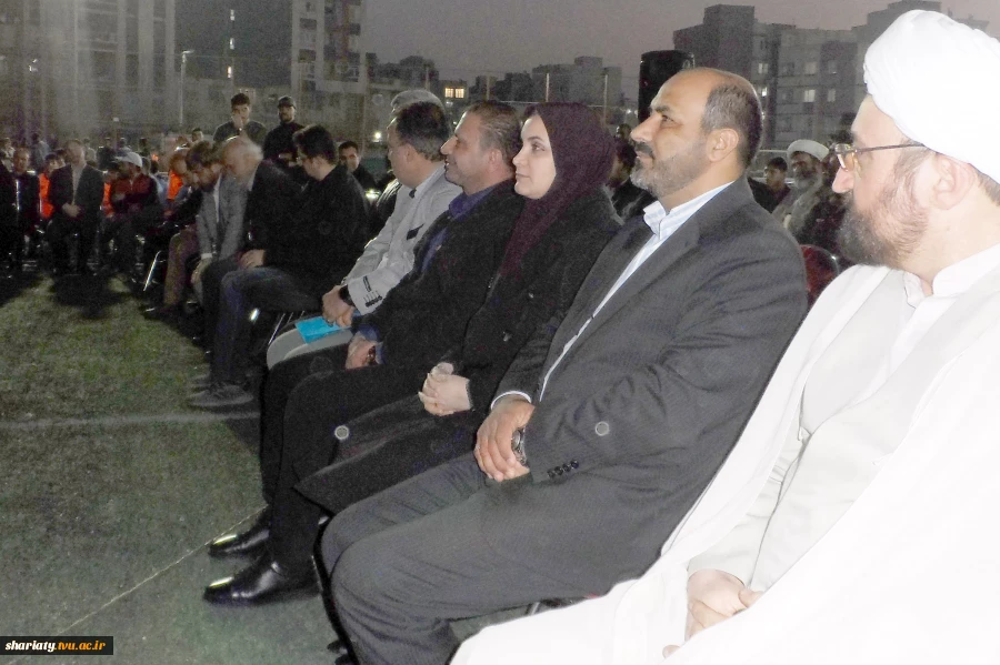 حضور دکتر آقا محمدی عضو مجمع تشخیص مصلحت نظام و مدیر گروه اقتصادی دفتر رهبر معظم انقلاب اسلامی در دانشکده شریعتی همزمان با اختتامیه مسابقات استعدادیابی فوتبال محلات کشور 6
