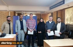 تقدیر مسئولین دانشکده دکتر شریعتی از تلاشهای واحد فناوری اطلاعات در تداوم آموزش در ایام مجازی شدن روند مربوطه، عدم وقفه و پویا بودن امور کلاس‌ها 5