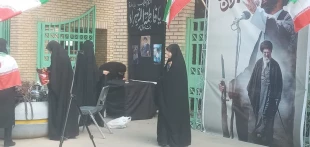 سیاه‌پوش شدن فضای دانشکده در غم و اندوه فراق امام‌ شهیدان حضرت آیت الله خامنه‌ای(ره) رهبر معظم انقلاب 2