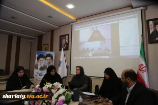 ارائه مطالبات کارکنان توسط خانم ضحاکی نماینده دانشکده شریعتی  4