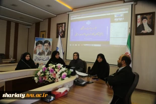 ارائه مطالبات کارکنان توسط خانم ضحاکی نماینده دانشکده شریعتی  8
