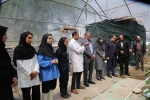 بازدید رئیس دانشگاه ملی مهارت از گلخانه دانشکده شریعتی و گفتگو با اساتید و دانشجویان 4