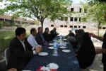 بازدید رئیس دانشگاه ملی مهارت از گلخانه دانشکده شریعتی و گفتگو با اساتید و دانشجویان 5