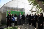 بازدید رئیس دانشگاه ملی مهارت از گلخانه دانشکده شریعتی و گفتگو با اساتید و دانشجویان 8