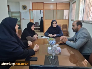بازدید مدیریت دانشکده از حوزه معاونت آموزشی و دیدار با کارکنان حوزه آموزش 2