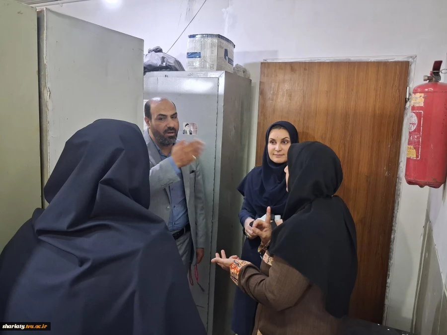بازدید مدیریت دانشکده از حوزه معاونت آموزشی و دیدار با کارکنان حوزه آموزش 3