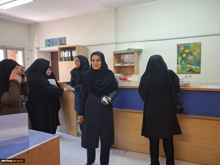 بازدید مدیریت دانشکده از حوزه معاونت آموزشی و دیدار با کارکنان حوزه آموزش 5