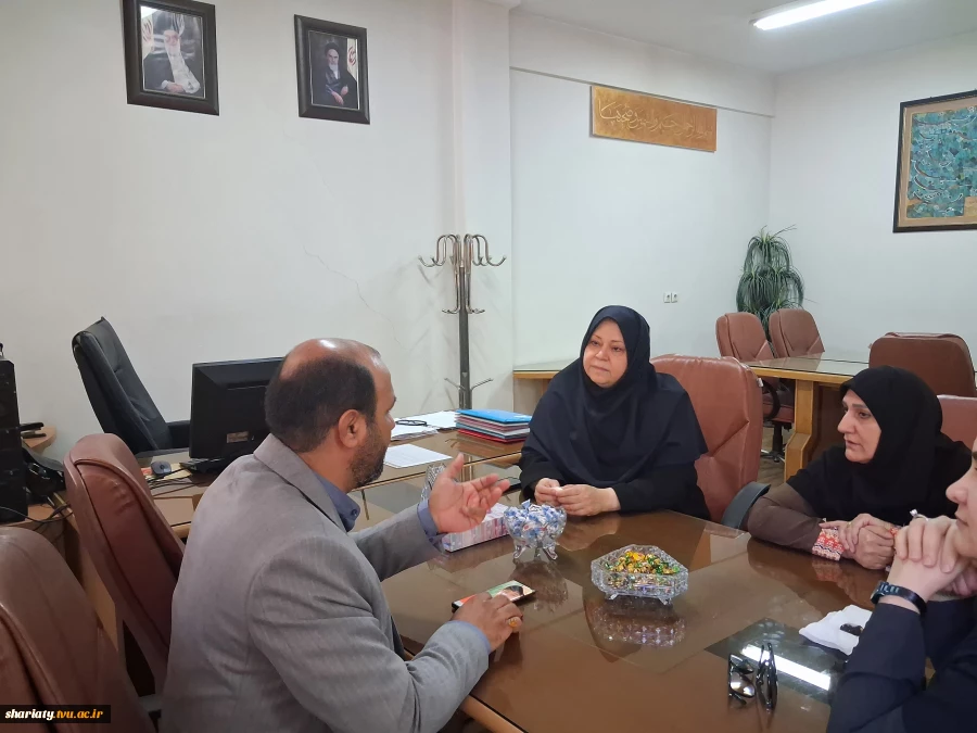 بازدید مدیریت دانشکده از حوزه معاونت آموزشی و دیدار با کارکنان حوزه آموزش 6