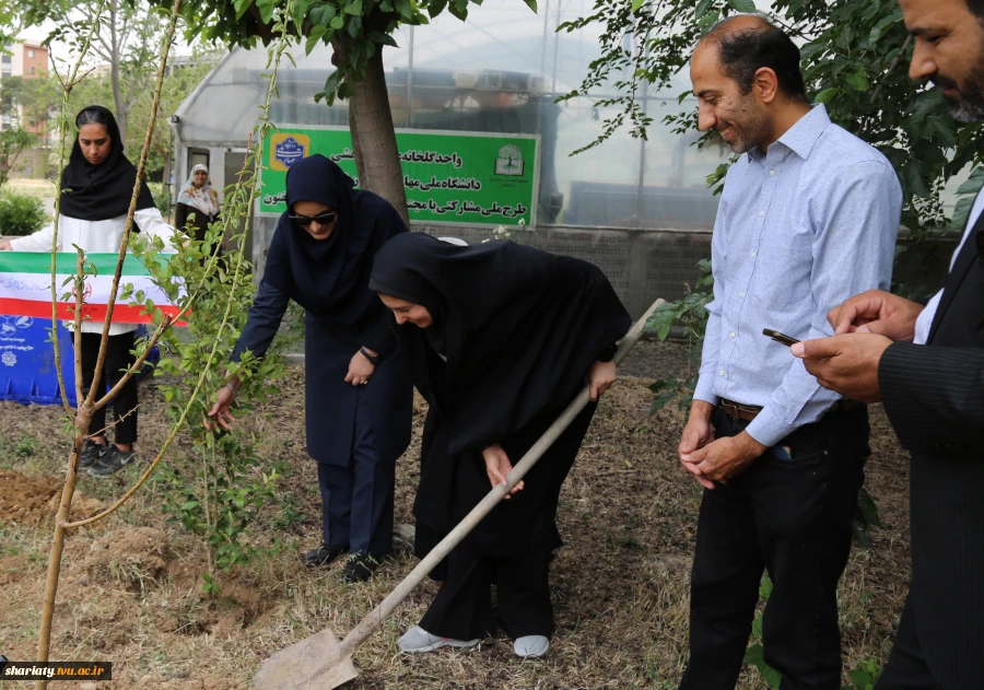 کاشت نهال یادبود شهدای دانشگاهی جنگ رمضان در دانشکده شریعتی به مناسبت هفته سرآمدی آموزشی و گرامیداشت مقام استاد 3