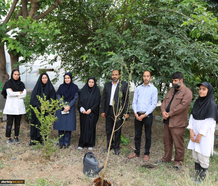 کاشت نهال یادبود شهدای دانشگاهی جنگ رمضان در دانشکده شریعتی به مناسبت هفته سرآمدی آموزشی و گرامیداشت مقام استاد 5