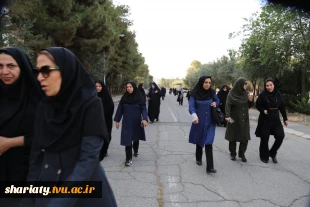 همگام با هفته ملی سلامت؛ پیاده‌روی صبحگاهی پرنشاط در دانشکده 7