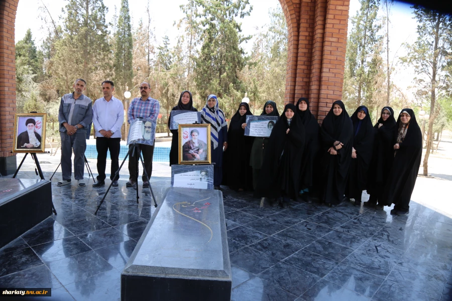 مراسم تجدید میثاق کارکنان دانشکده دکتر شریعتی با آرمان‌های امام خمینی(ره) و مقام معظم رهبری(مدظله) 5