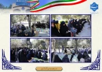 برگزاری مراسم معنوی زیارت عاشورا در جوار مرقد مطهر شهدای خوشنام دانشکده 2