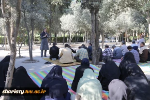 برگزاری مراسم معنوی زیارت عاشورا در جوار مرقد مطهر شهدای خوشنام دانشکده 6