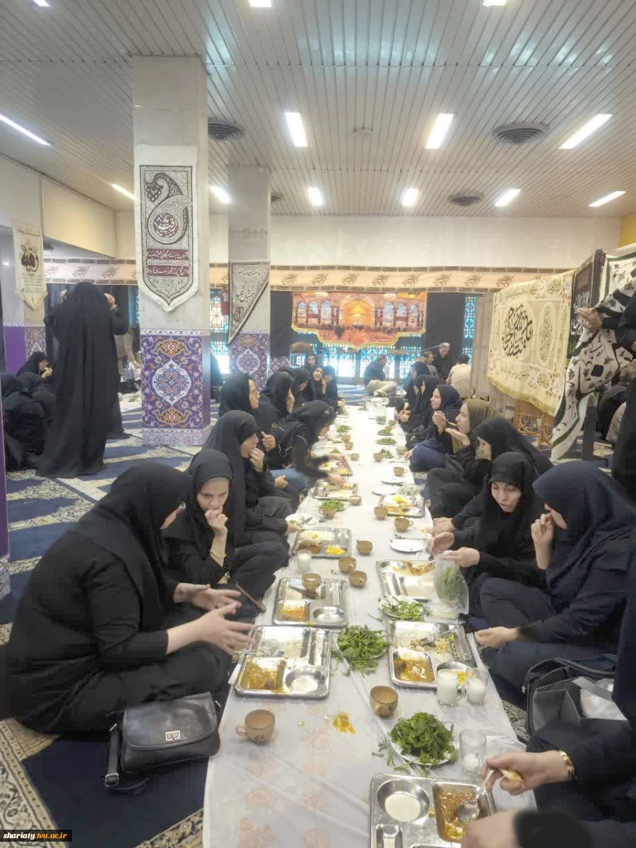 برگزاری مراسم عزاداری و سوگواری حضرت اباعبدالله الحسین (ع) و یاران با وفای ایشان در دانشکده دکتر شریعتی 8