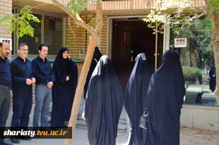 آغاز میزبانی دانشکده شریعتی از کاروان زیارتی دانشگاه ملی مهارت استان فارس جهت حضور در مراسم  وداع با رهبر شهید 3