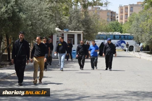 آغاز میزبانی دانشکده شریعتی از کاروان زیارتی دانشگاه ملی مهارت استان فارس جهت حضور در مراسم  وداع با رهبر شهید 7