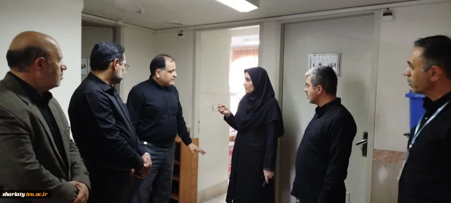 بازدید مسئولان دانشگاه از محل پذیرایی و اسکان میهمانان آیین وداع با رهبر شهید امت 2