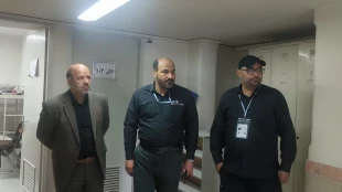 بازدید مسئولان دانشگاه از محل پذیرایی و اسکان میهمانان آیین وداع با رهبر شهید امت 14