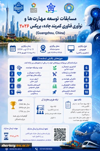 فراخوان  شرکت در مسابقات بریکس 2026