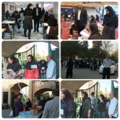 بازدید رئیس و معاون اداری، مالی و مدیریت منابع دانشکده شریعتی از روند برگزاری آزمون سراسری ۱۴۰۵ 2