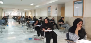 بازدید رئیس و معاون اداری، مالی و مدیریت منابع دانشکده شریعتی از روند برگزاری آزمون سراسری ۱۴۰۵ 3