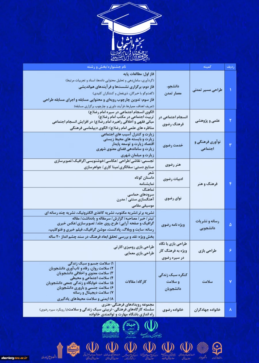 بیست و دومین جشنواره بین المللی امام رضا علیه السلام 3