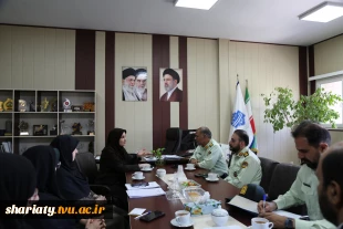 برگزاری نشست مشترک مسئولین دانشکده و رئیس کلانتری نازی آباد در  شروع سال تحصیلی جدید 3