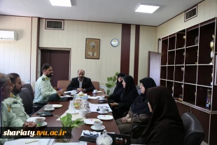 برگزاری نشست مشترک مسئولین دانشکده و رئیس کلانتری نازی آباد در  شروع سال تحصیلی جدید 4
