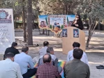 برگزاری مراسم پرفیض زیارت عاشورا در جوار گلزار شهدای خوشنام دانشکده 4