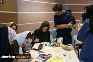 برگزاری ورکشاپ خوشنویسی و نقاشی‌خط به مناسبت بزرگداشت حافظ 6