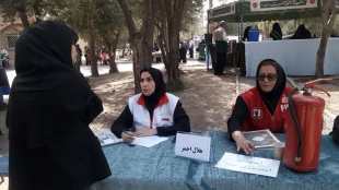 برگزاری میز خدمت «مسیر سلامت، آرامش و معنویت» در دانشکده  12